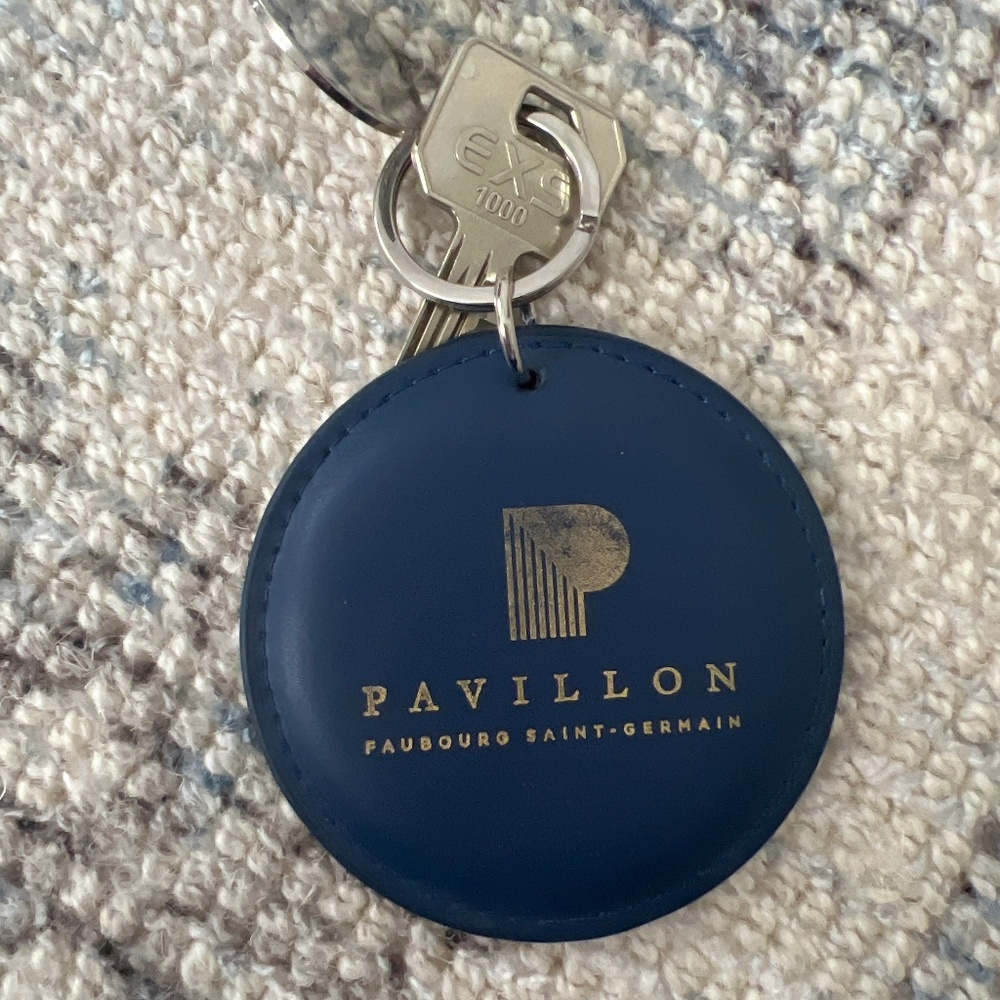 Pavillon hotel Saint Germain Paris  - hotel key chain